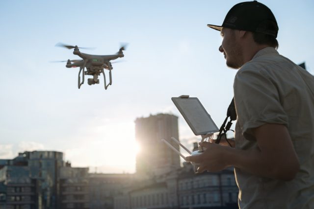 Flying a drone